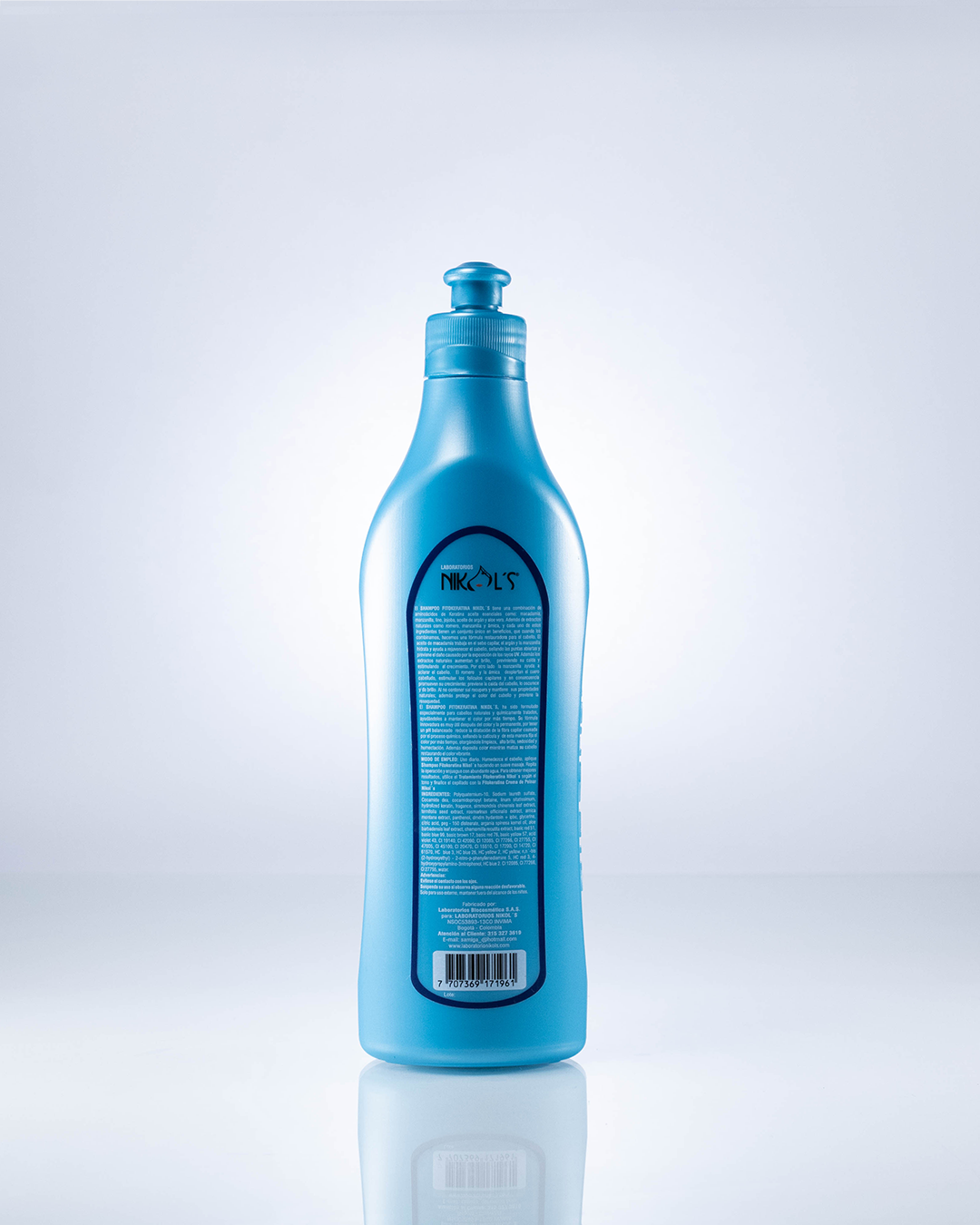 Shampoo Post Color Negro Azul Brillantes - Image 3