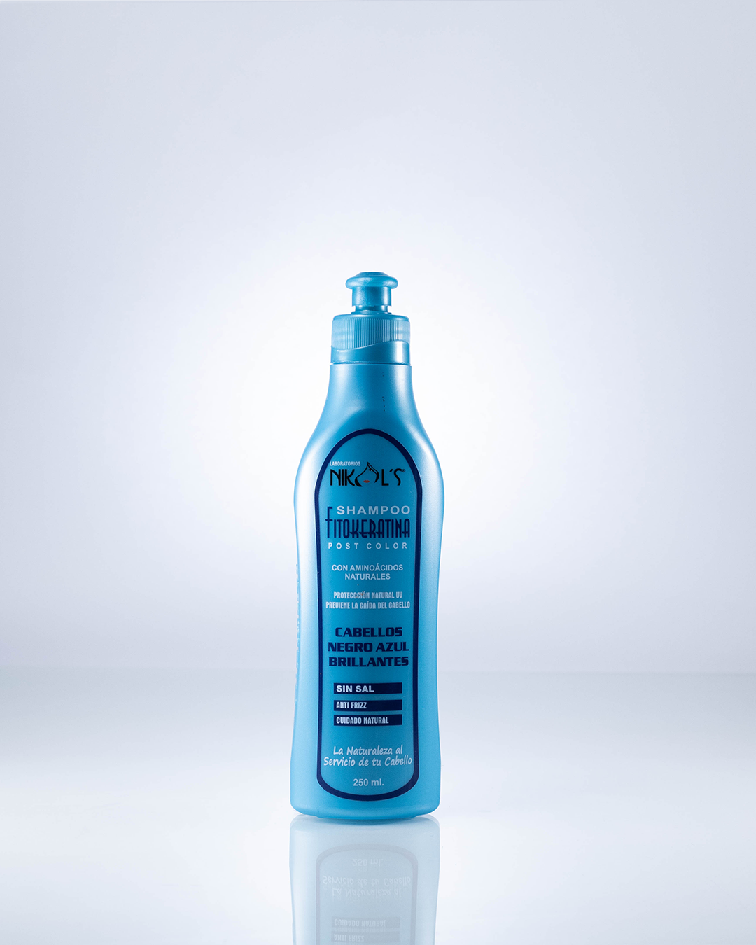 Shampoo Post Color Negro Azul Brillantes - Image 4