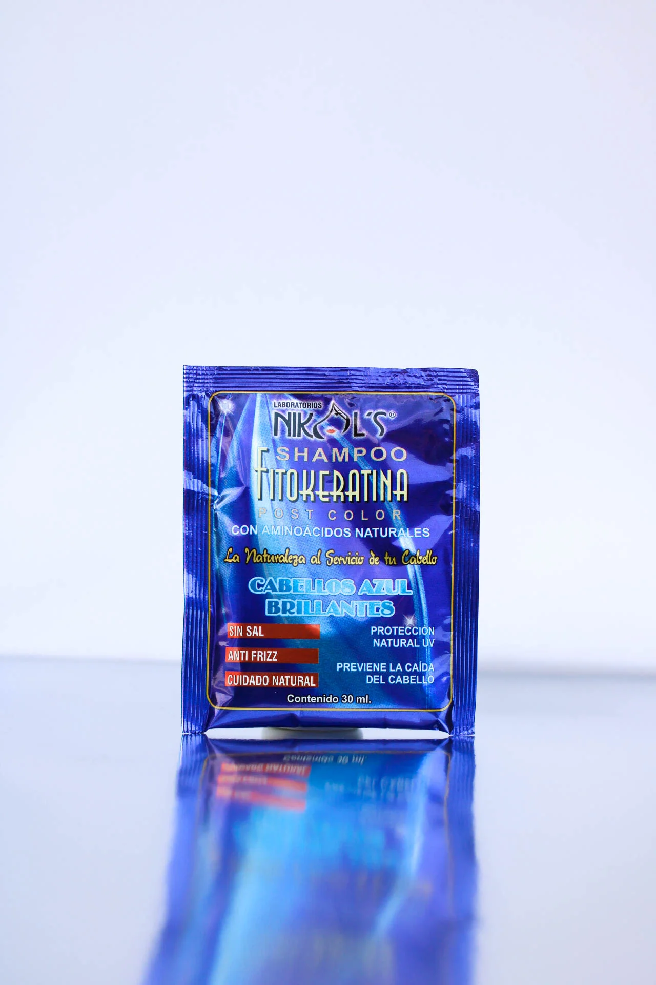 Shampoo Post Color Azul Brillantes - Image 5