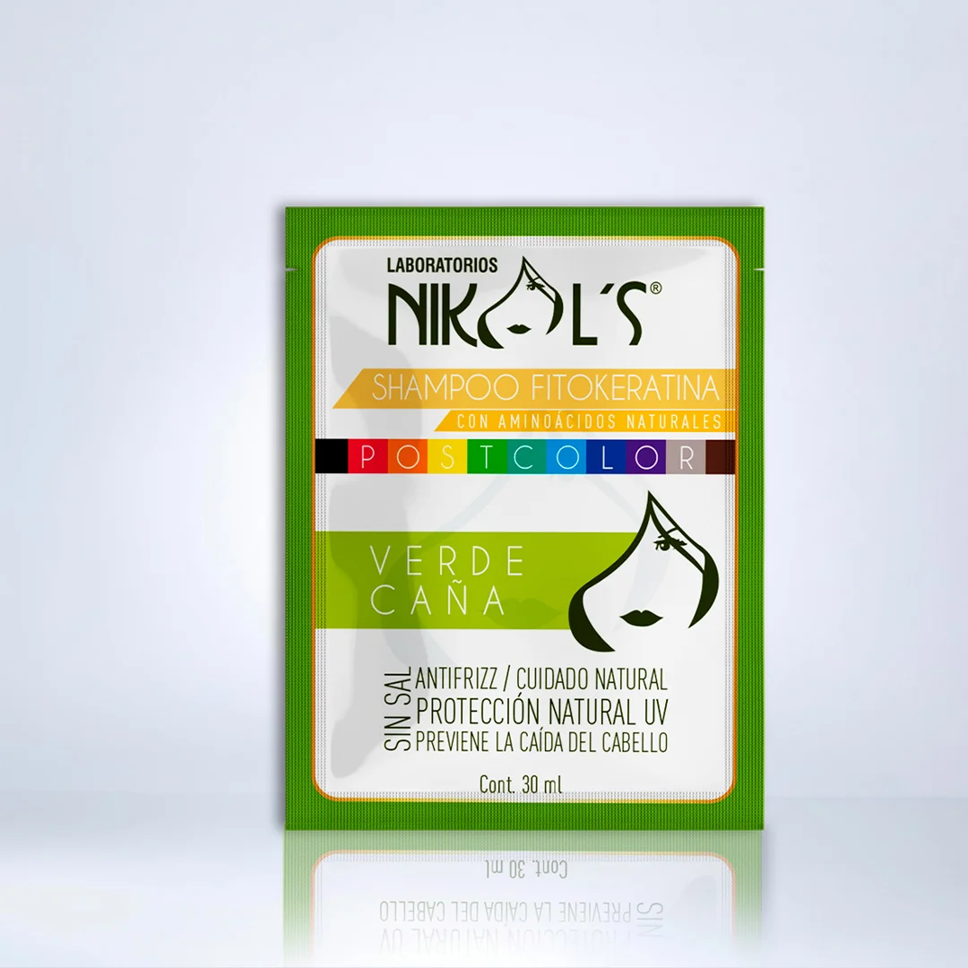 Shampoo Post Color Verde Caña Brillantes - Image 5